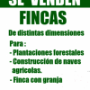 Fincas de distintas dimensiones